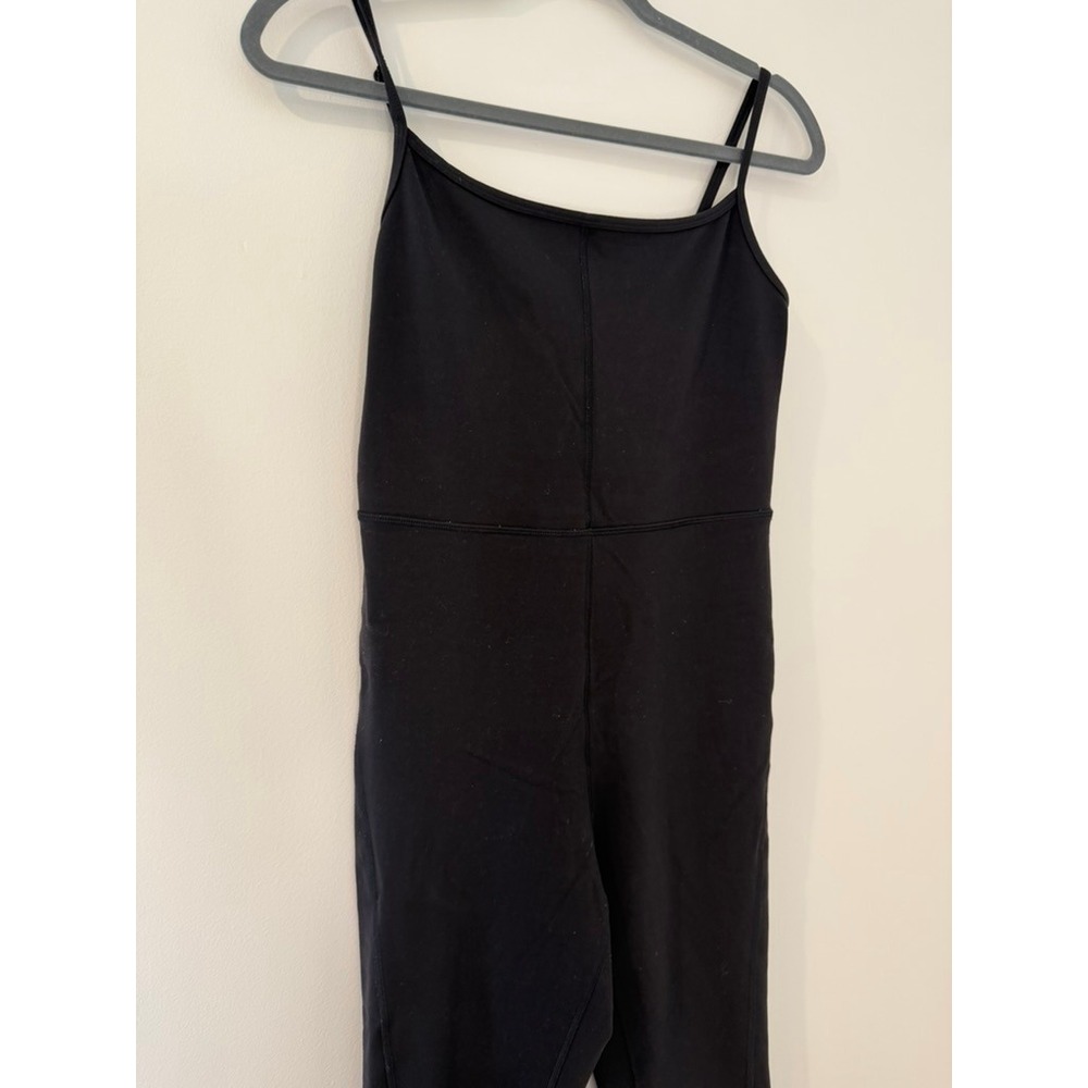 Aritzia Divinity Jumpsuit Black Body Hugging Full Length Unitard Silhouette M - Picture 3 of 7